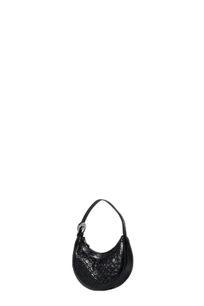 MOONOGRAM EMBOSSED LEATHER ECLIPS MINI / BLK