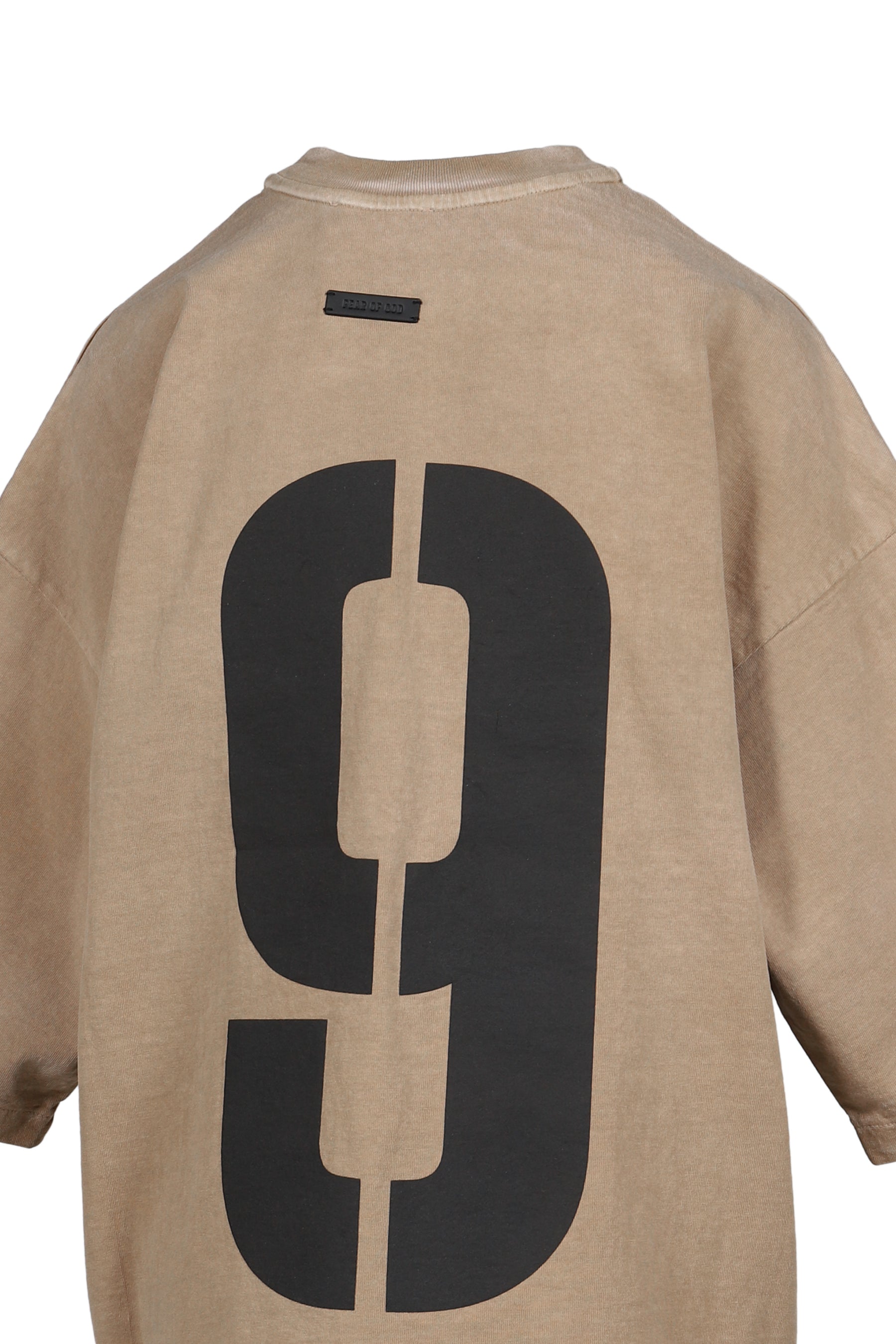 "FEAR OF GOD, 9" SS TEE / DUNE PEARL
