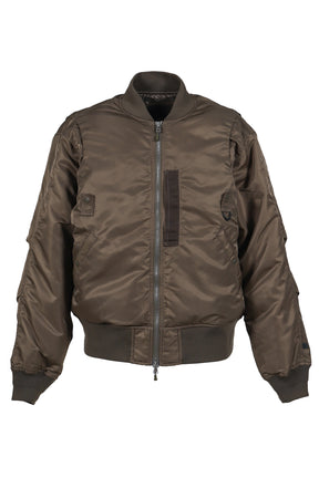 TECH 2WAY MA-1 DOWN JACKET / BRWKHA