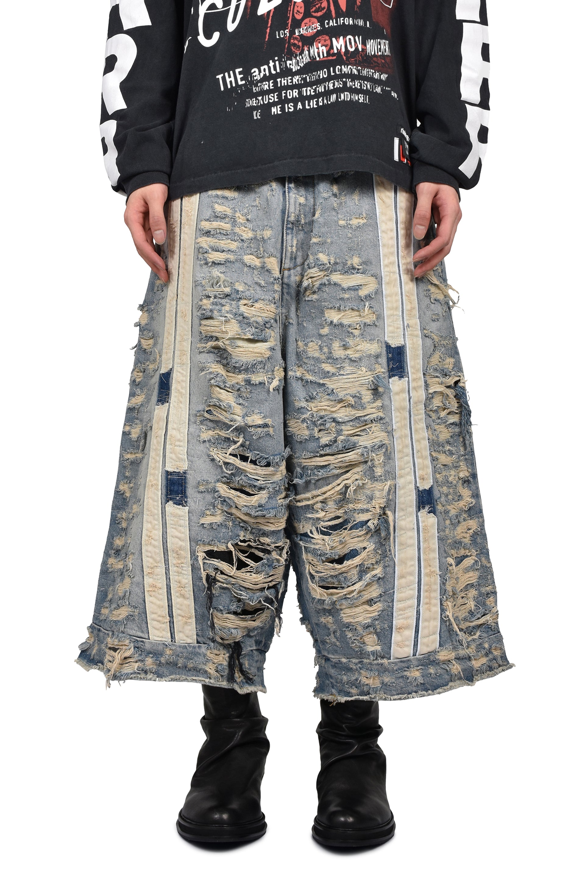 HEIRO PROTESTANT PANT / INDIGO