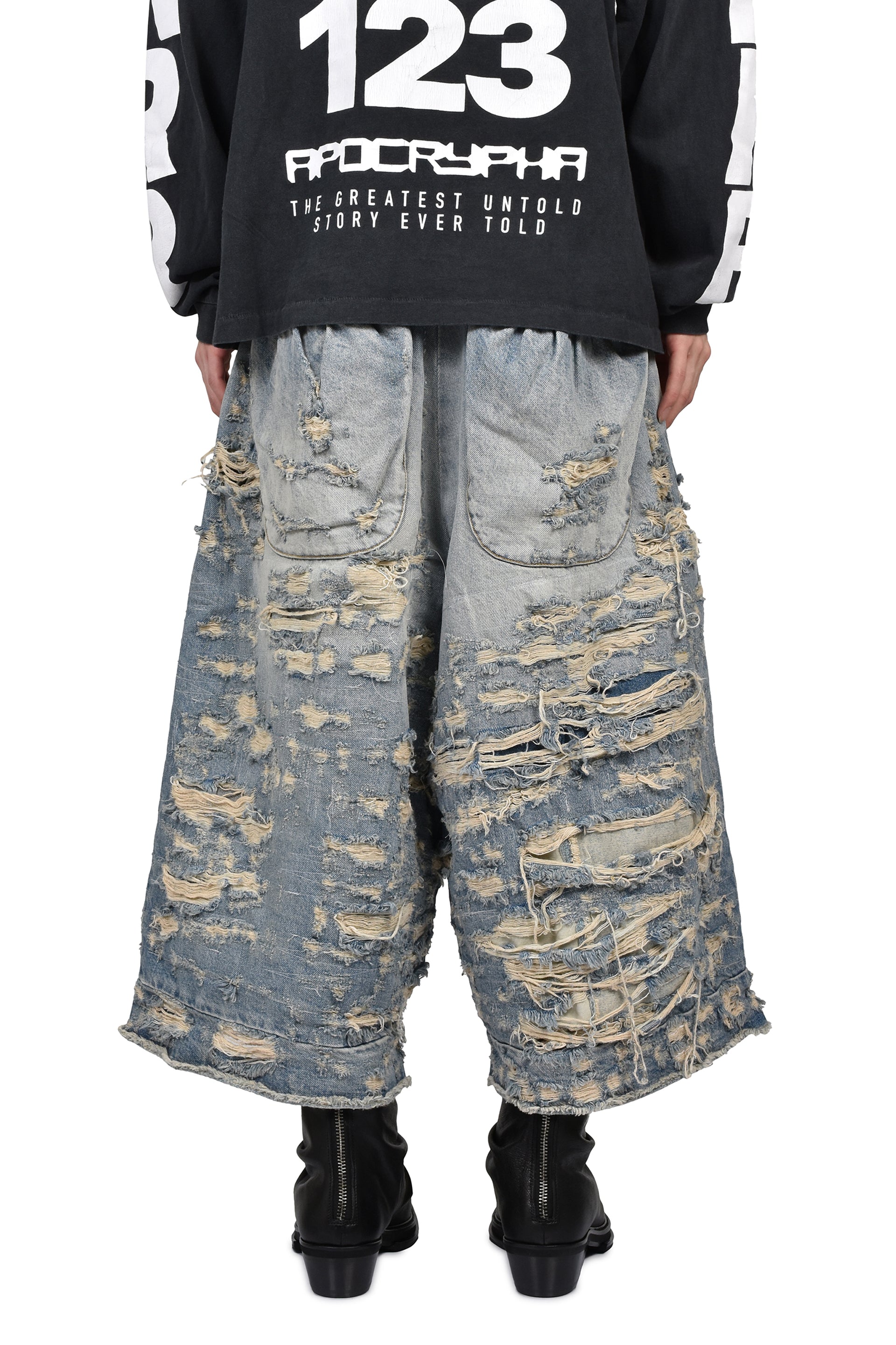 HEIRO PROTESTANT PANT / INDIGO