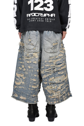 HEIRO PROTESTANT PANT / INDIGO