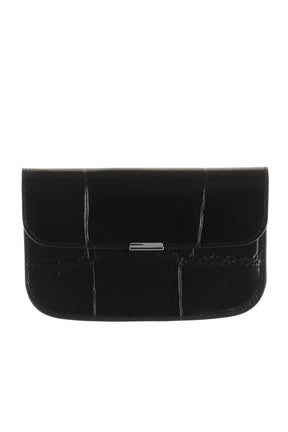 SOFT TAB CARD HOLDER COIN PURSE / ESPRESSO