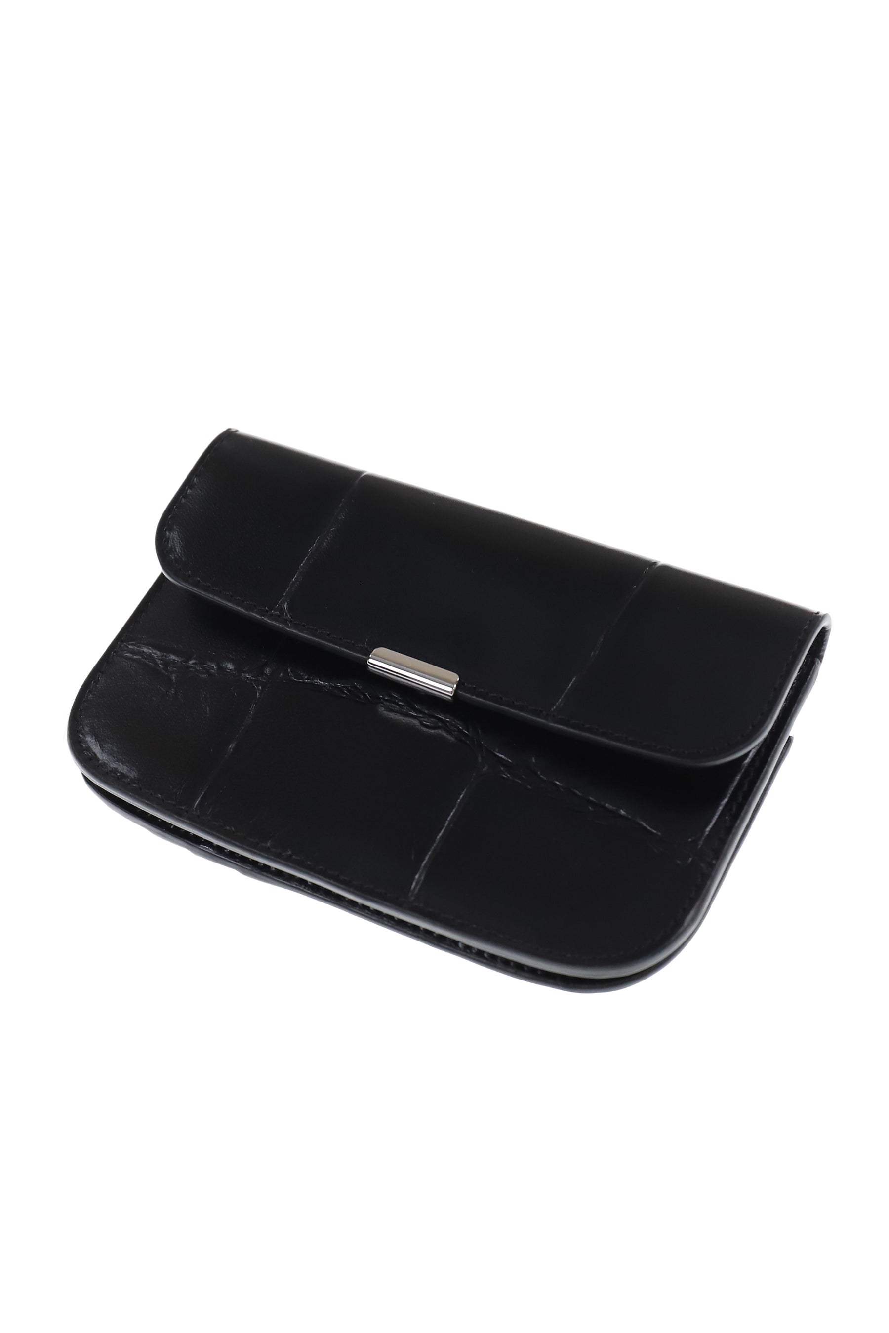 SOFT TAB CARD HOLDER COIN PURSE / ESPRESSO
