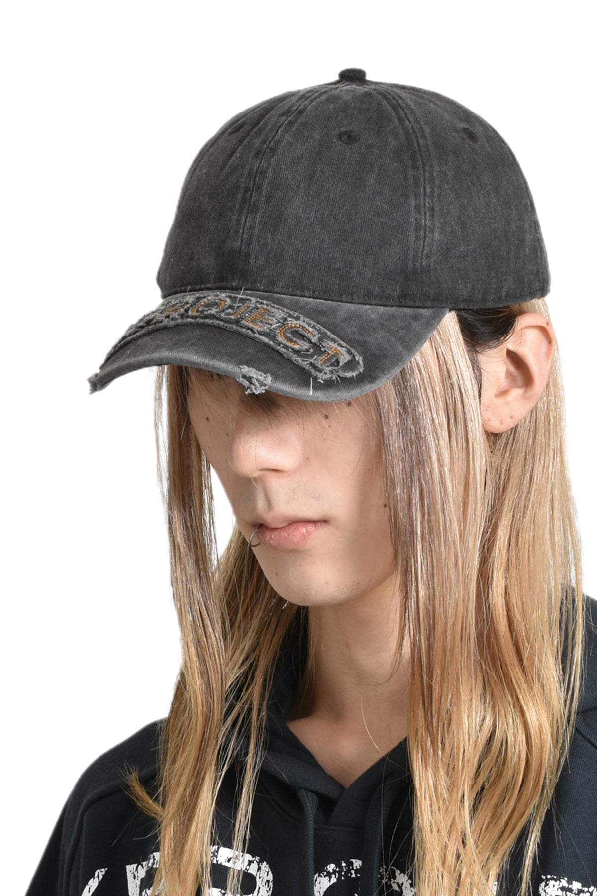 Y/PROJECT BASEBALL CAP / VINTAGE BLK