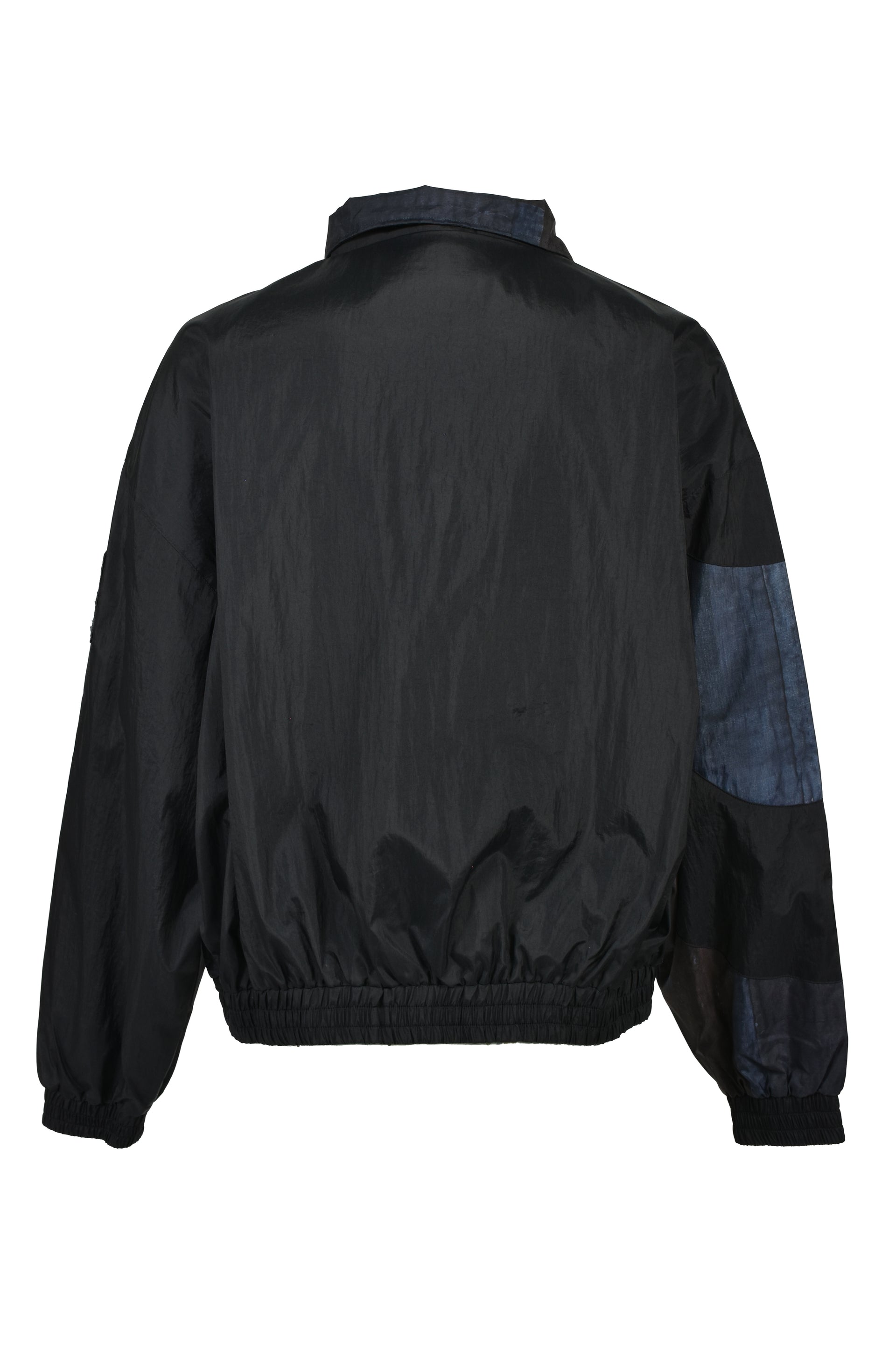 NYLON TRANSFER PRINITING JACKET / BLK