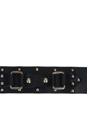 BLENHEIM DOUBLE STUD BELT / BLK