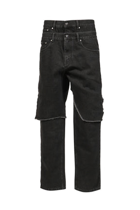 DOUBLE LAYER DENIM / BLK