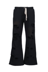 THERMAL LAYERED SWEAT PANTS / BLK