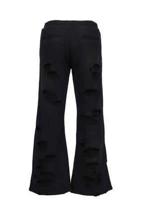 THERMAL LAYERED SWEAT PANTS / BLK