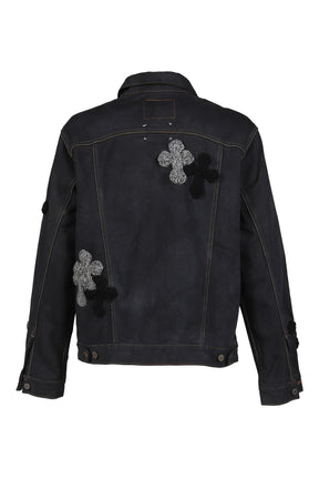 3D CROSS DENIM JACKET / MULTI