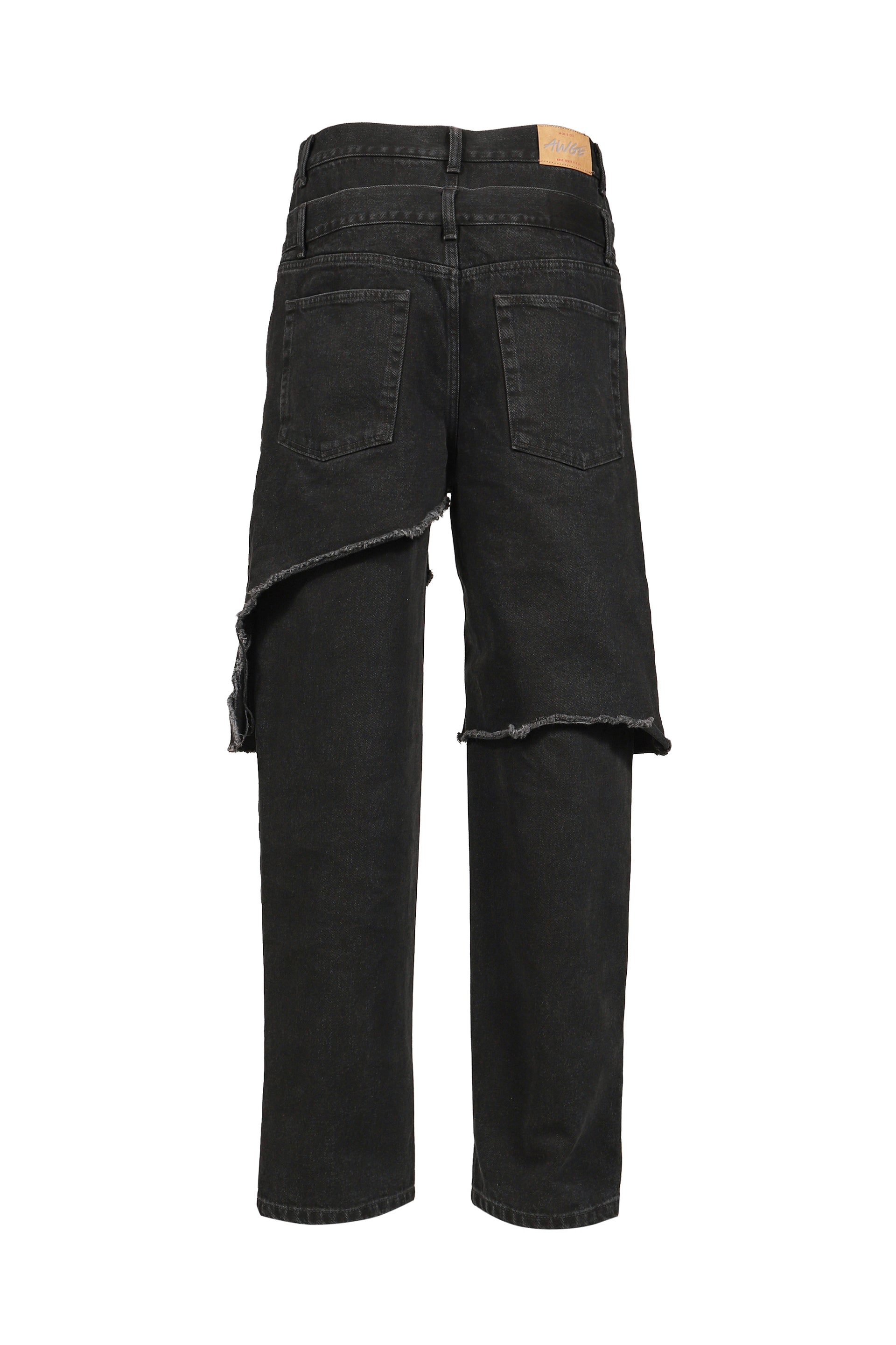 DOUBLE LAYER DENIM / BLK