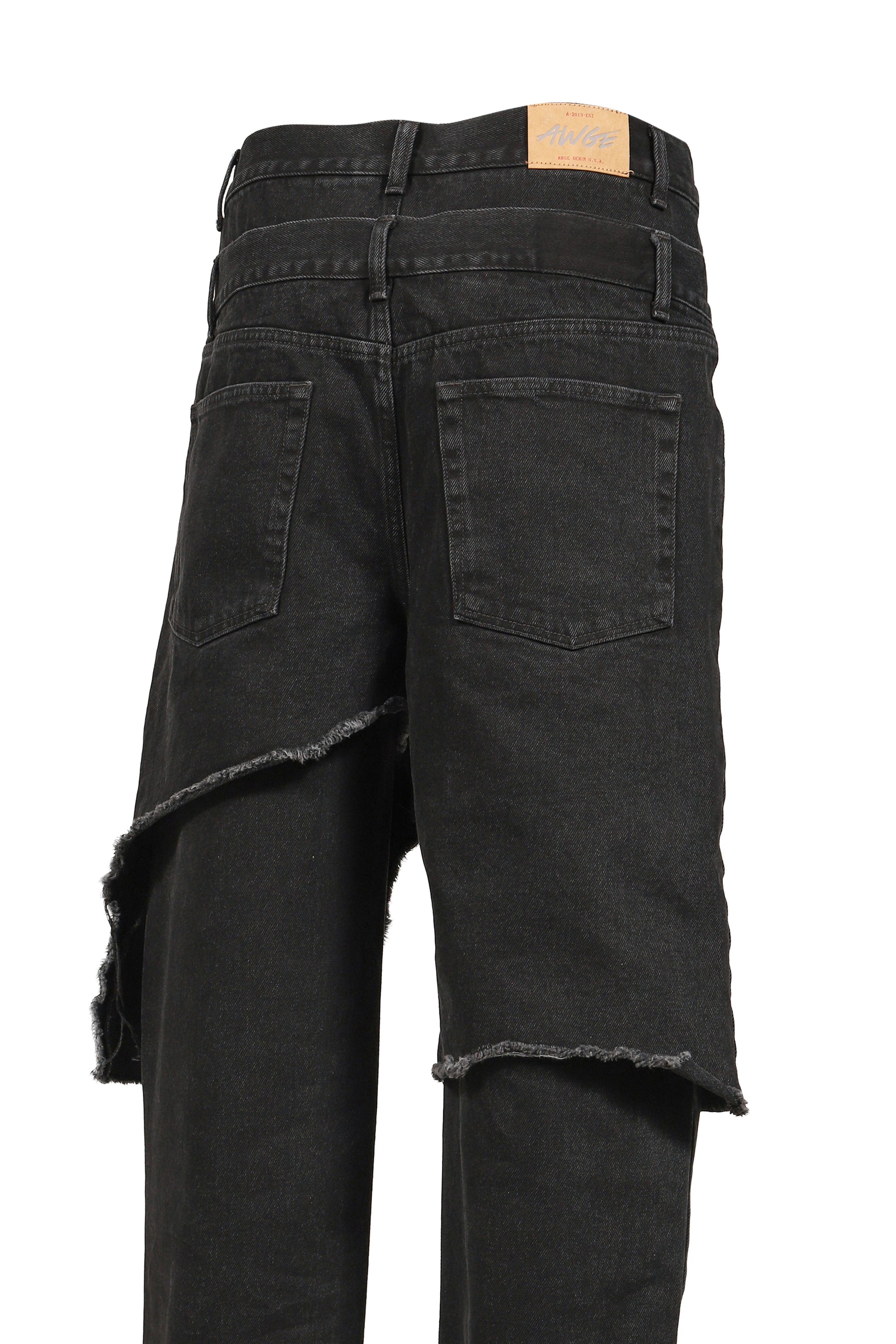 DOUBLE LAYER DENIM / BLK