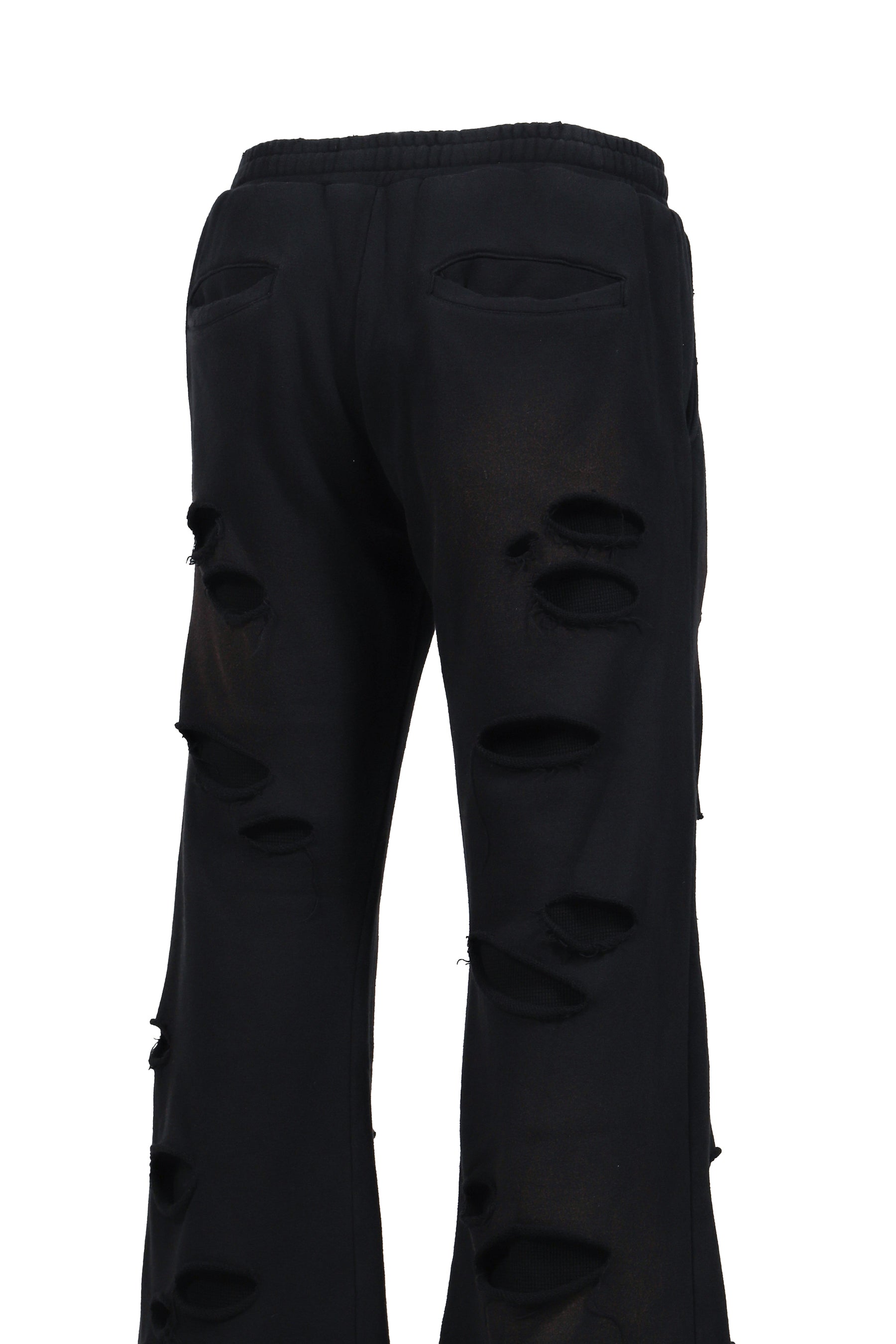 THERMAL LAYERED SWEAT PANTS / BLK