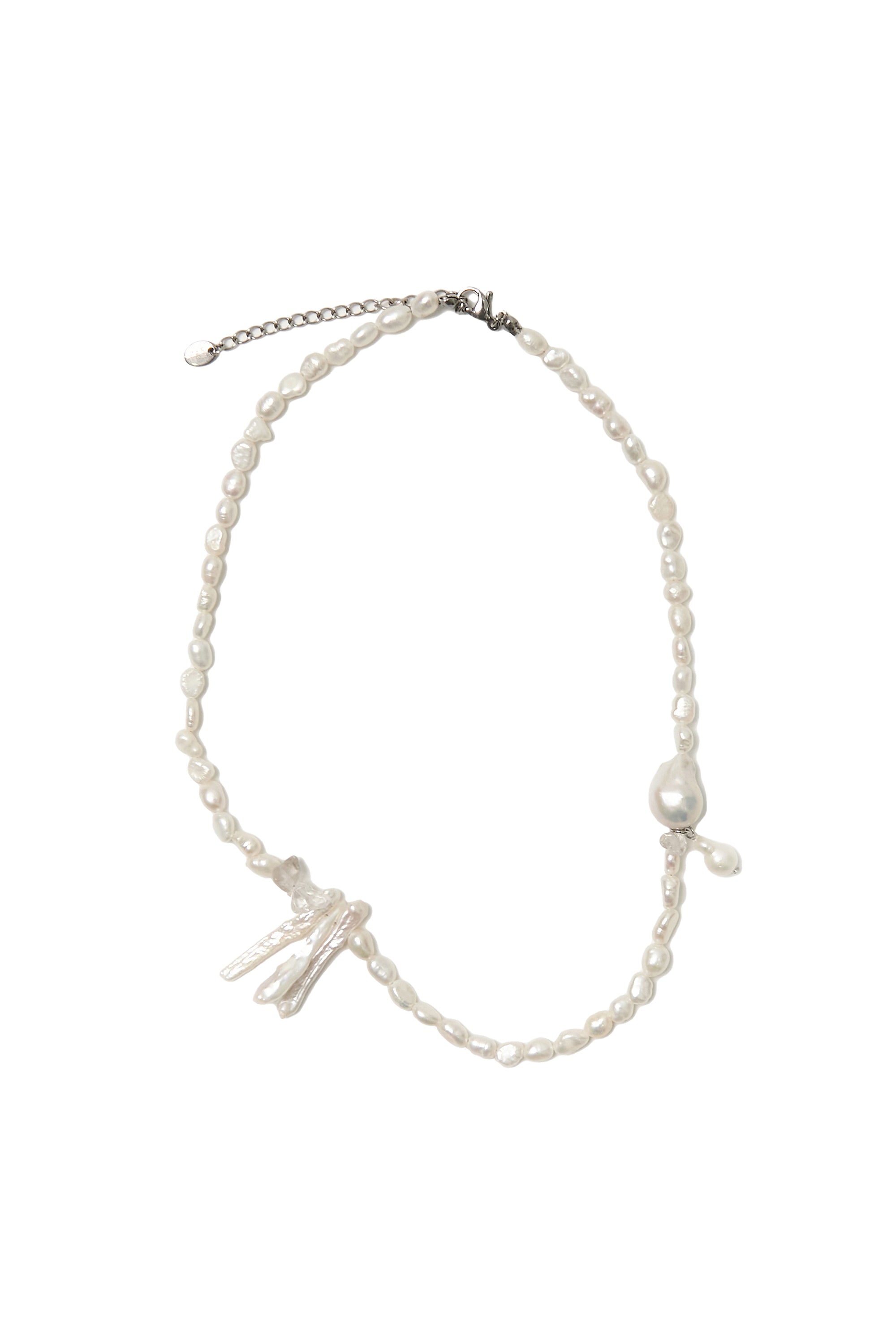 HYPNOTIZE ヒプノタイズSS23 STICK PEARL NECKLACE / WHT -NUBIAN