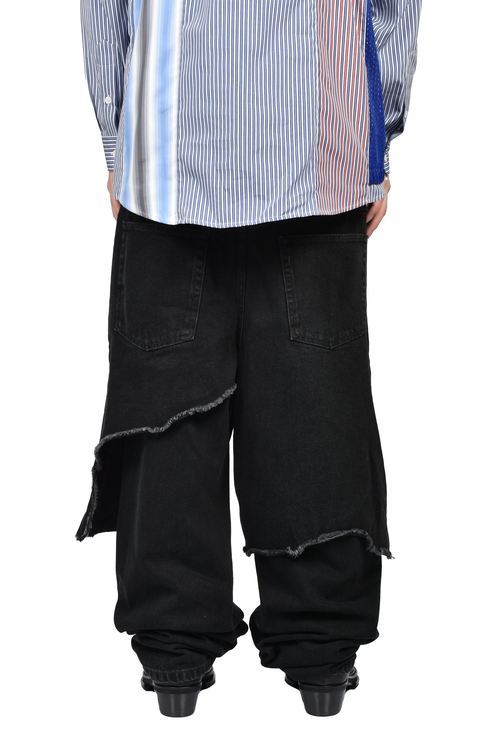 DOUBLE LAYER DENIM / BLK