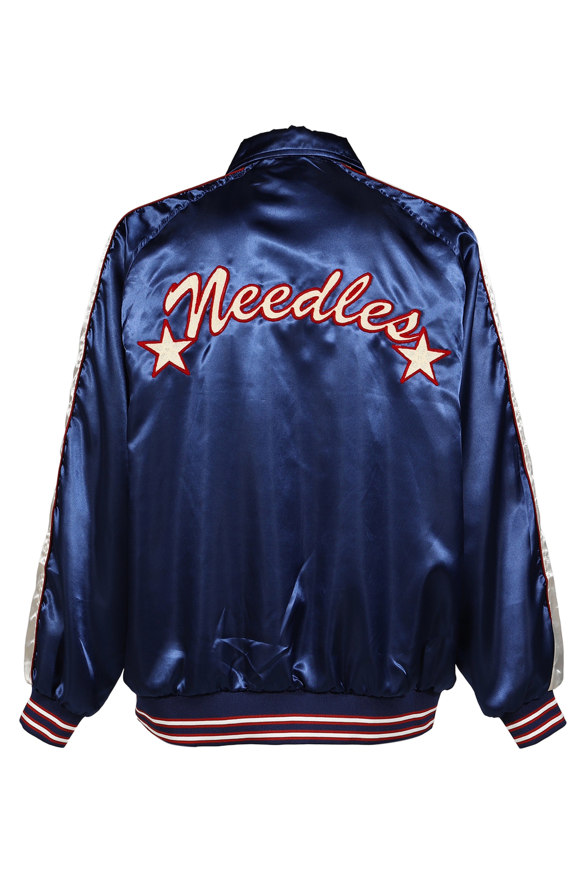 STADIUM JACKET - POLY SATEEN / NVY