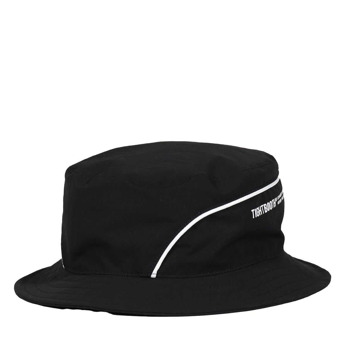 TIGHTBOOTH TBPR / PIPING BUCKET HAT / BLK - NUBIAN SS26
