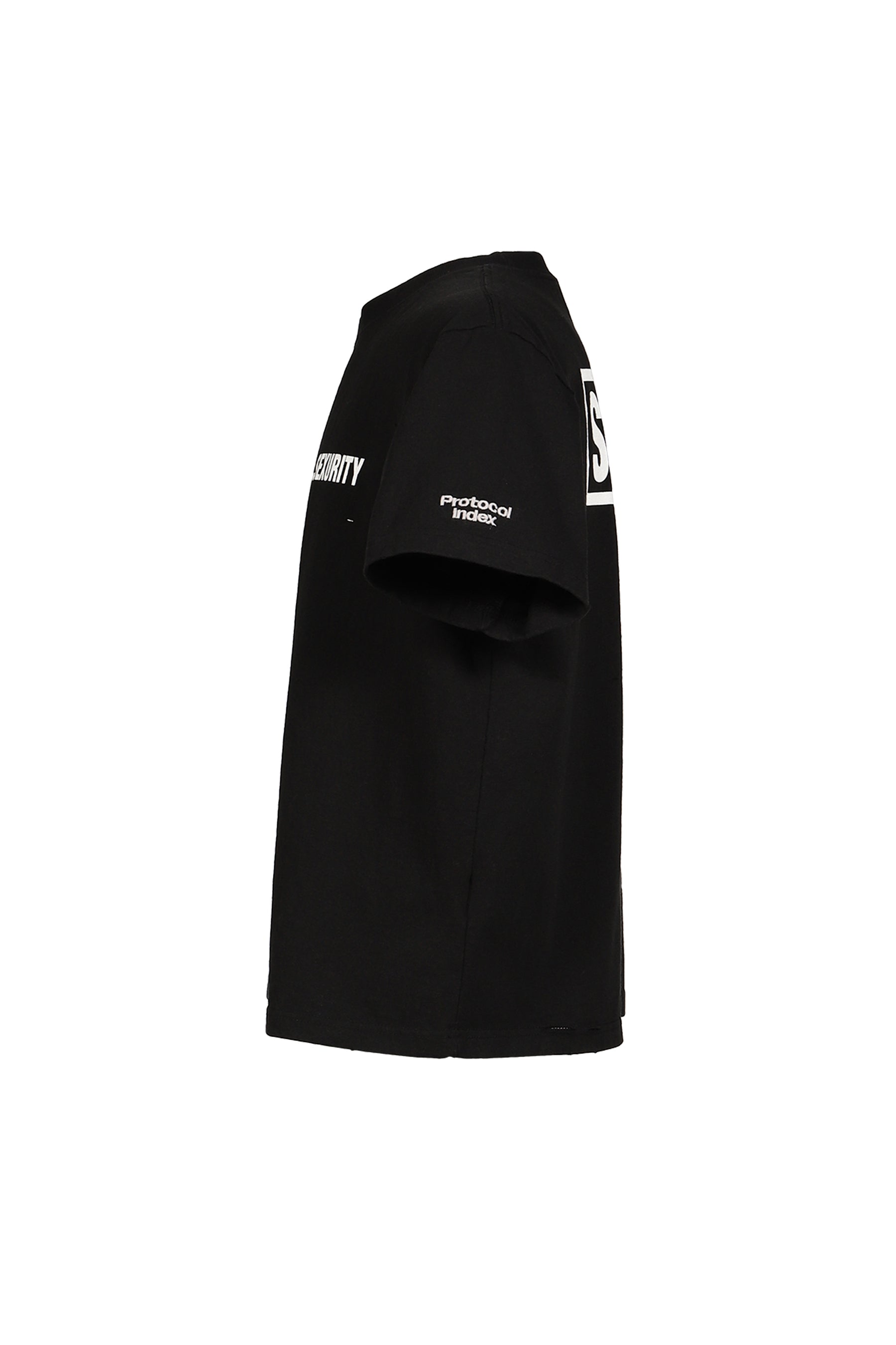 SEXURITY WASHED T SHIRTS / BLK