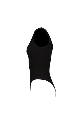 G SCOOP NECK BODYSUIT / BLK