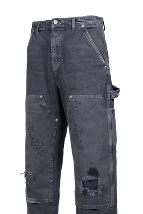 DOUBLE KNEE PAINT PANTS / PUR