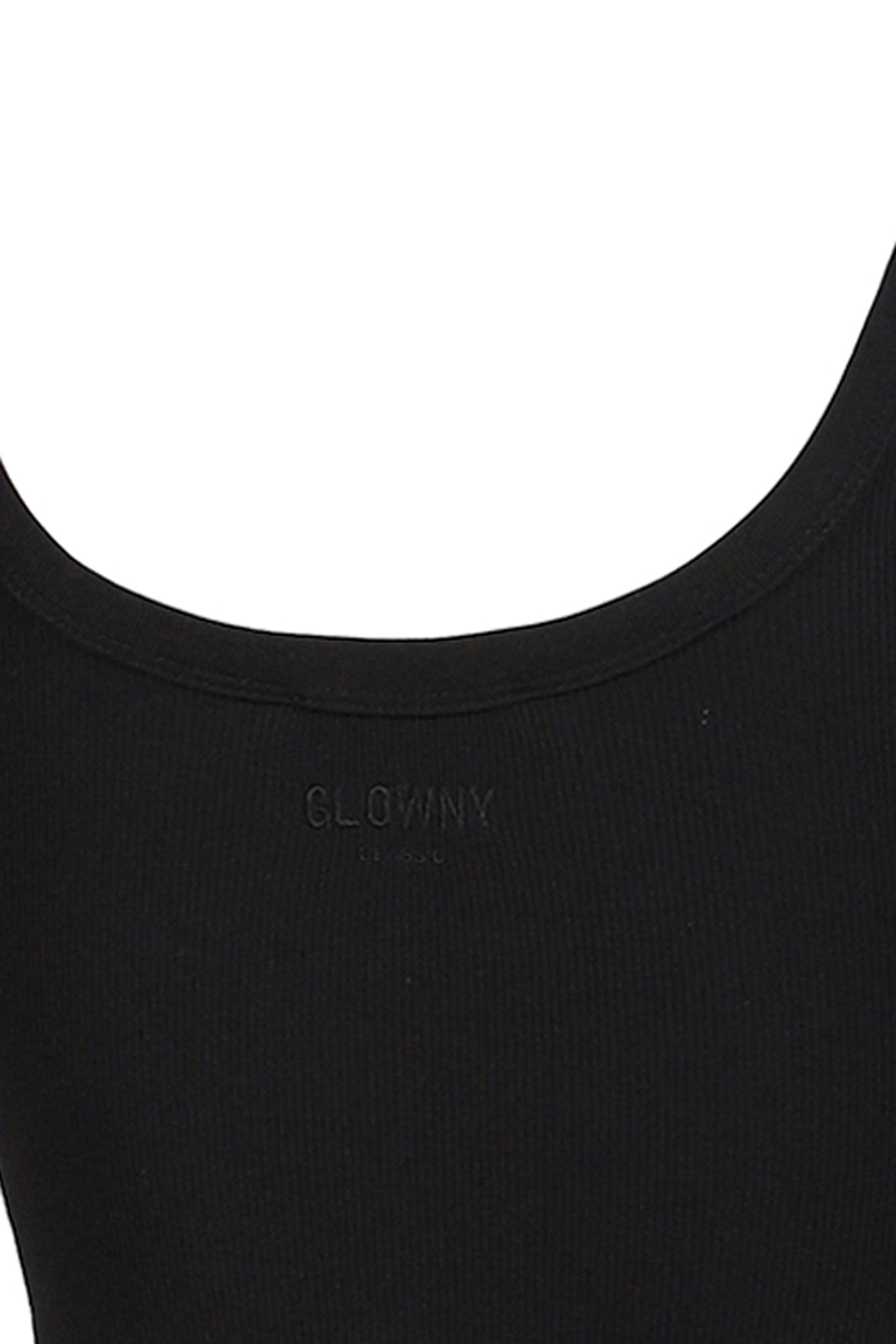 G SCOOP NECK BODYSUIT / BLK