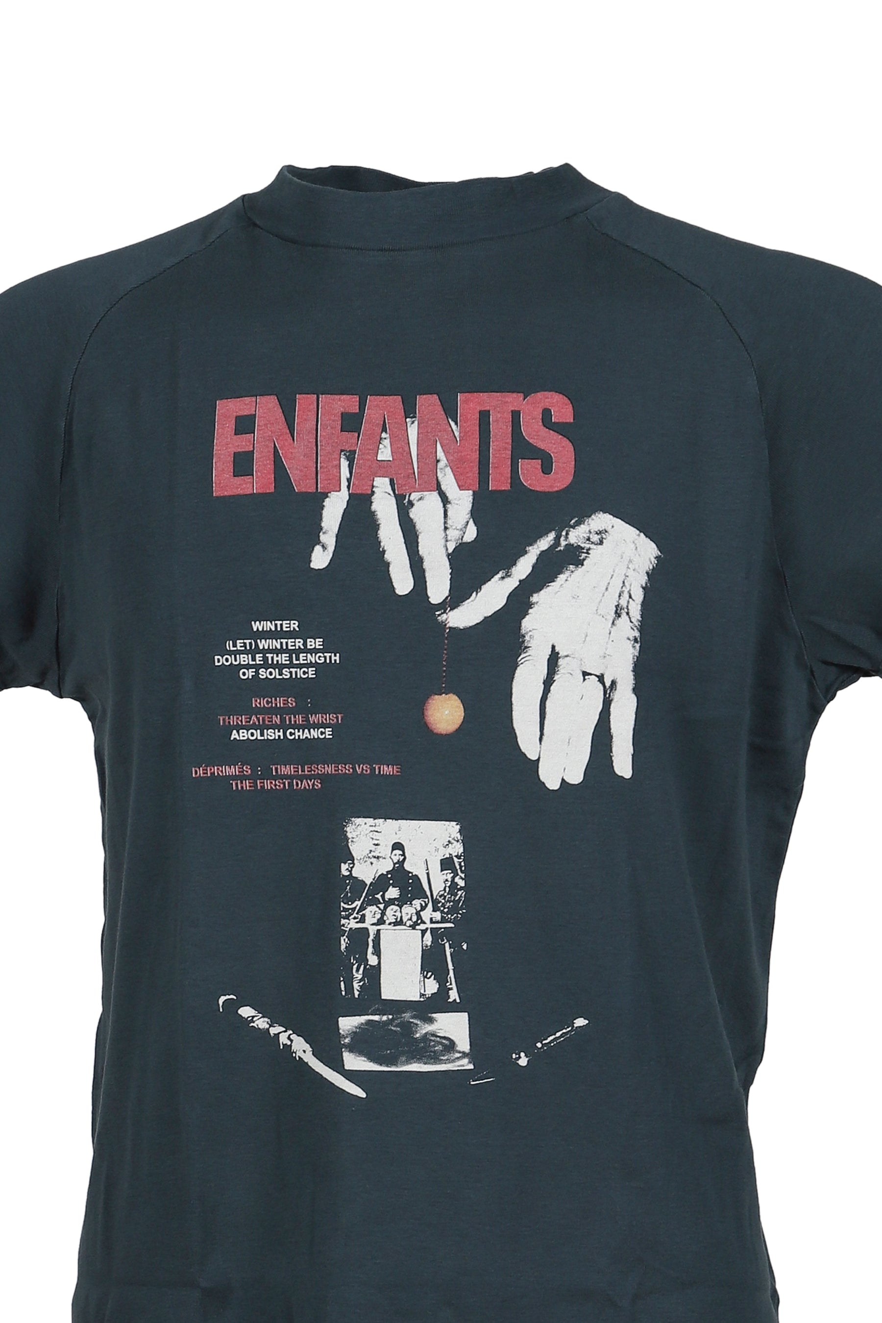 DOUBLE THE LENGTH OF SOLSTICE RAGLAN T-SHIRT / FADED GRN