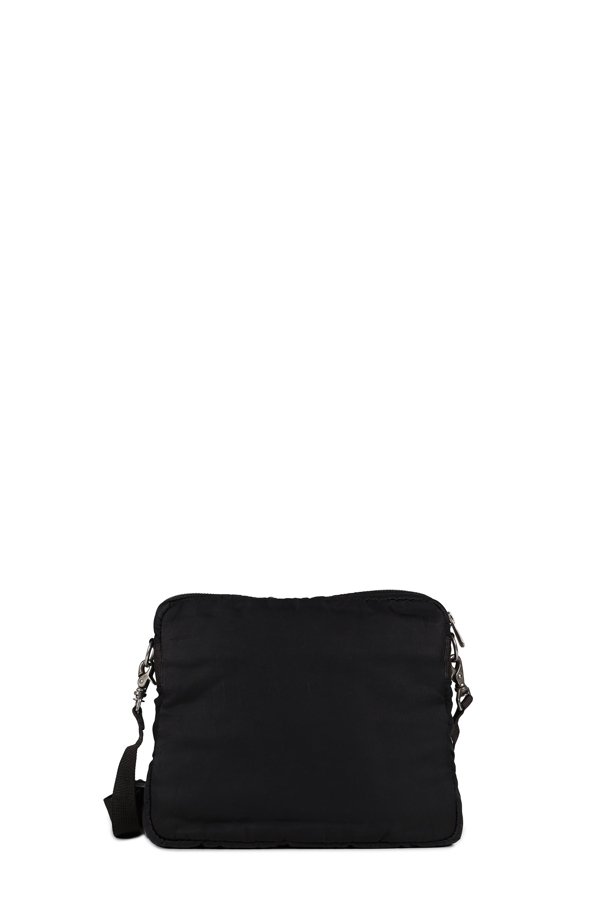 SUPER NYLON SIMPLE SHOULDER BAG / BLK