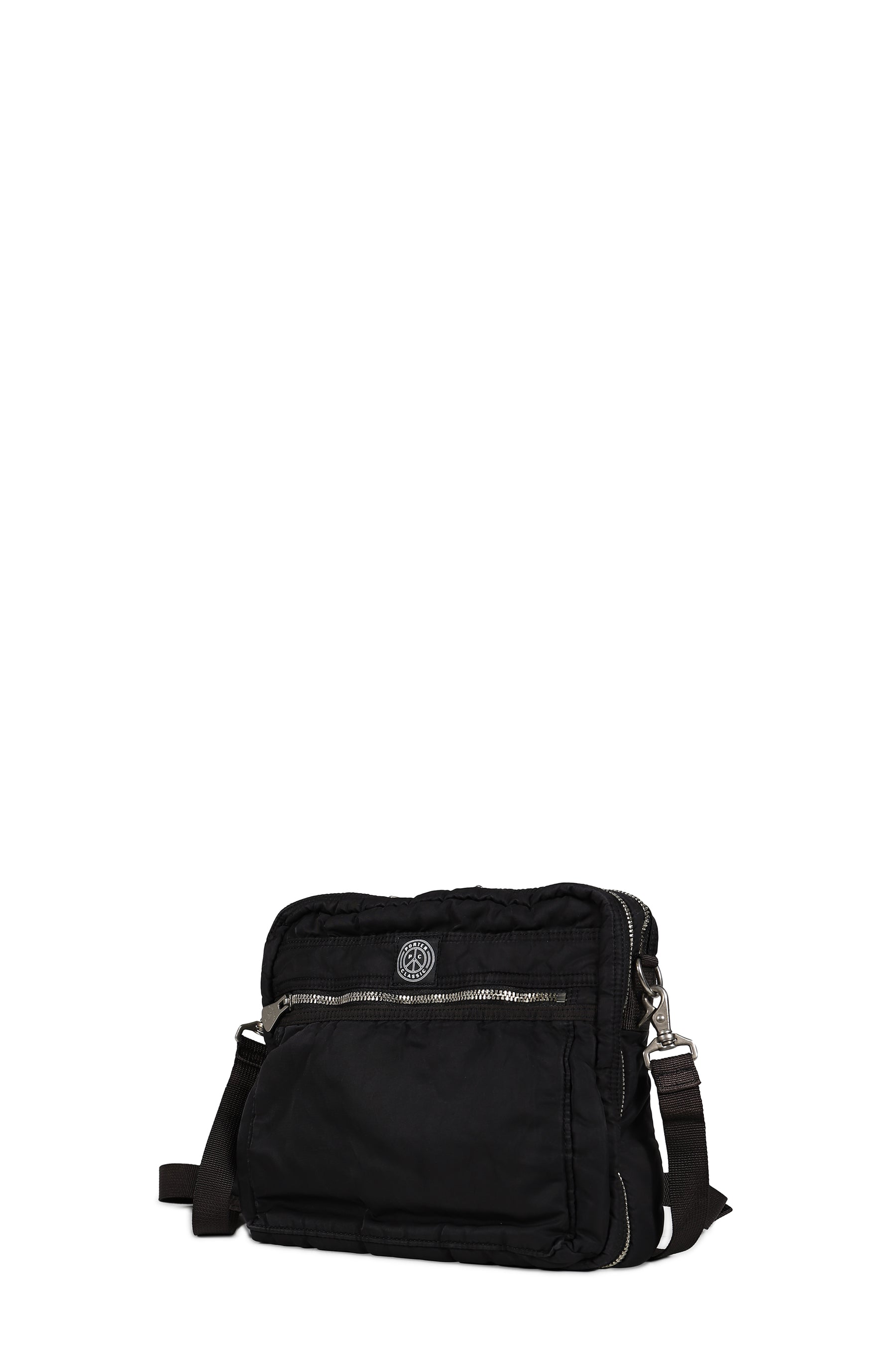 SUPER NYLON SIMPLE SHOULDER BAG / BLK