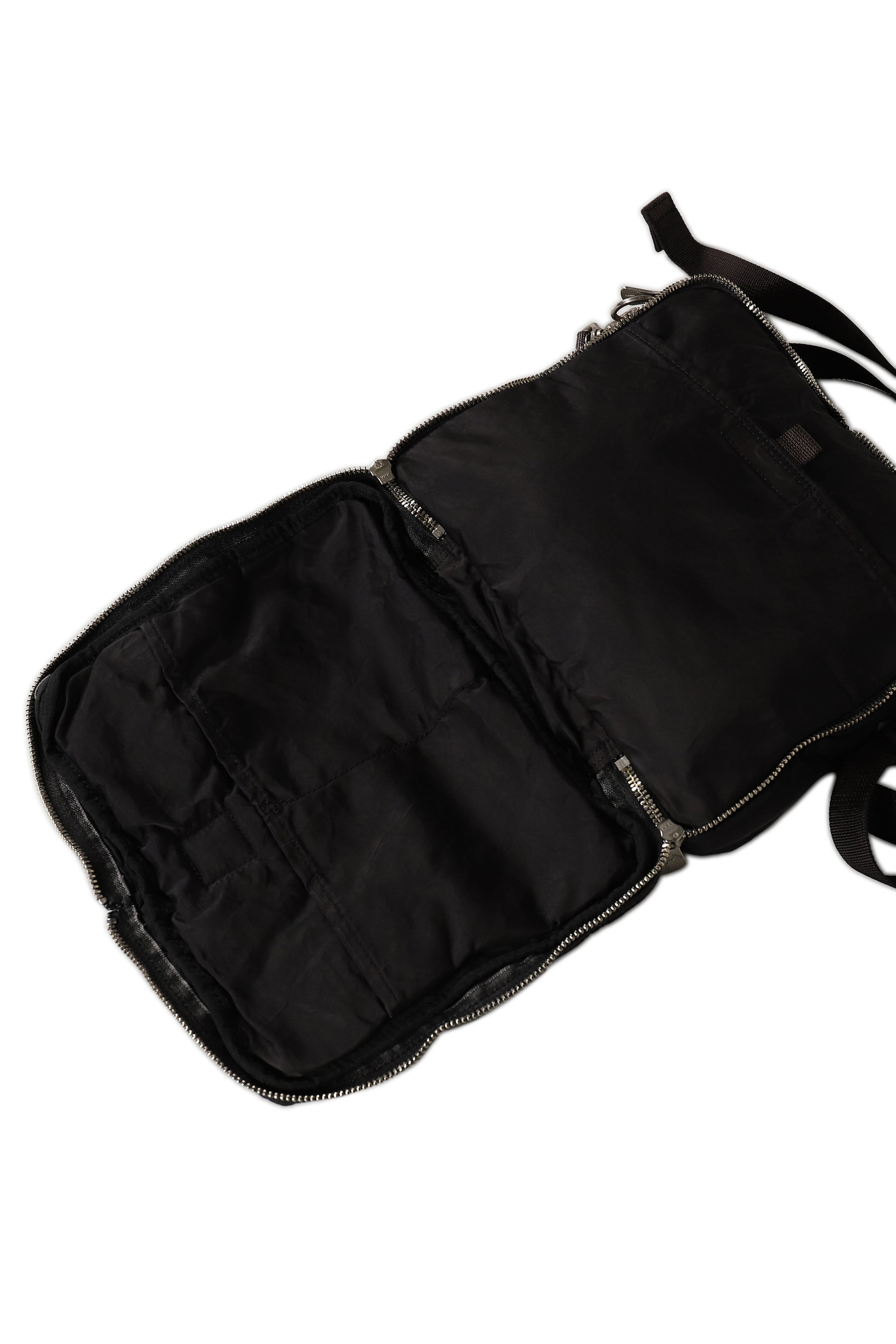 SUPER NYLON SIMPLE SHOULDER BAG / BLK