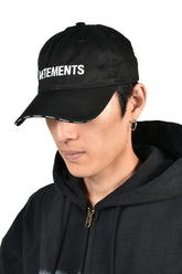 ICONIC LOGO CAP / BLK