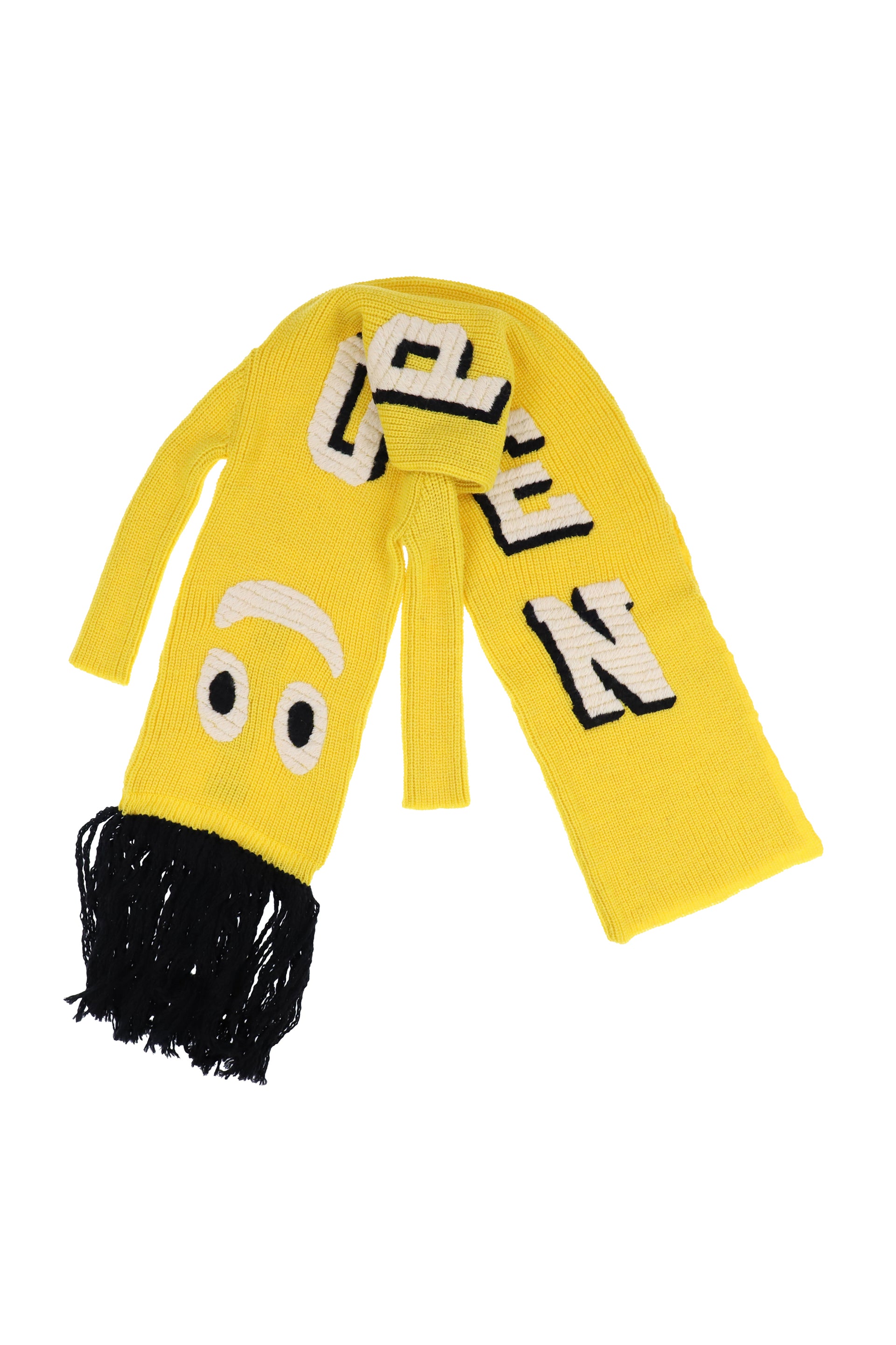 AIR DANCER KNIT DRESS/SCARF / YEL