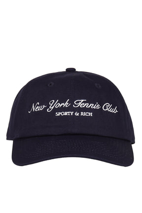 NY TENNIS CLUB HAT / NVY WHITE 