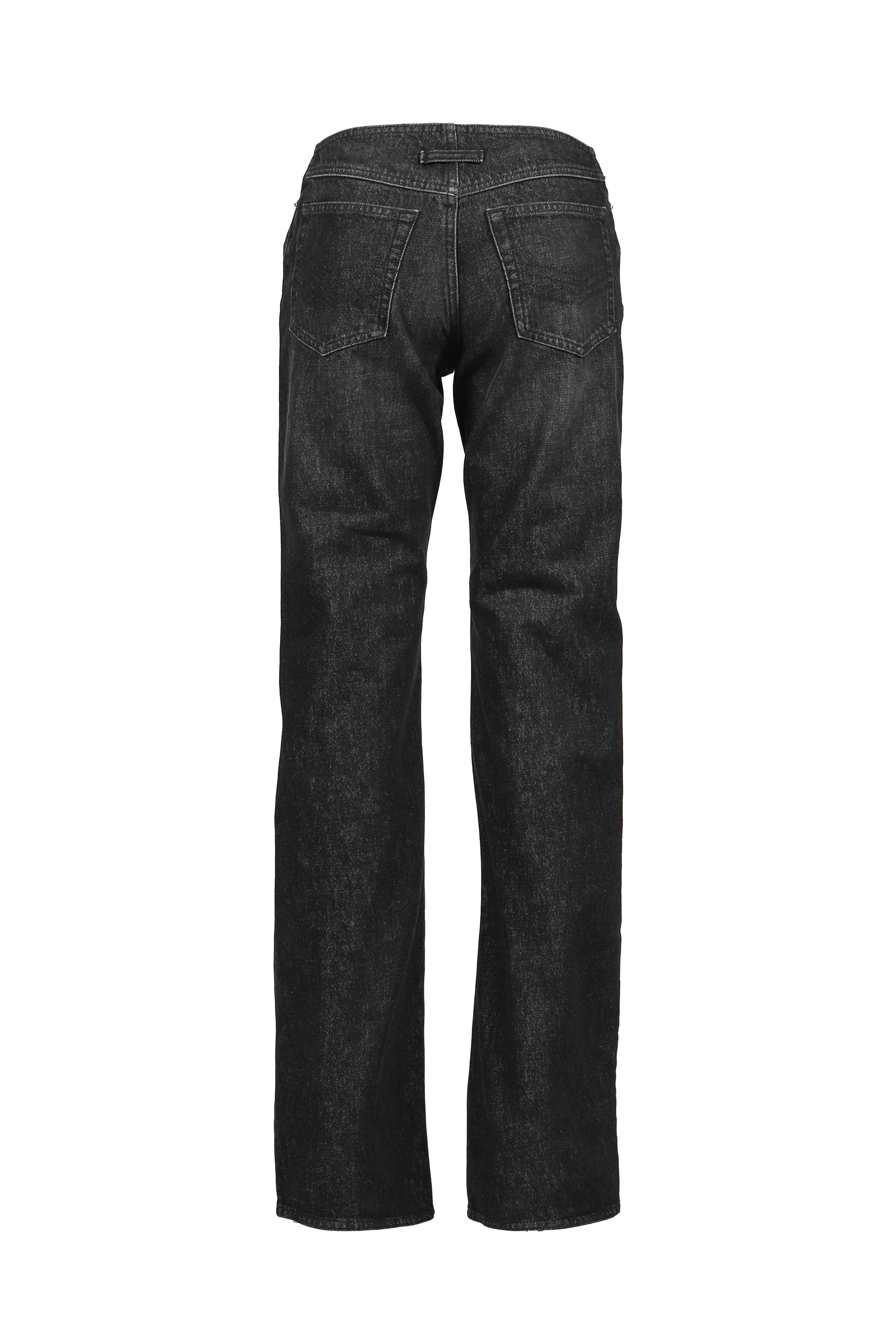 Jean Paul Gaultier FW25 DENIM FRONT ZIPPED TROUSER / - NUBIAN