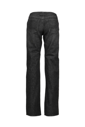 DENIM FRONT ZIPPED TROUSER