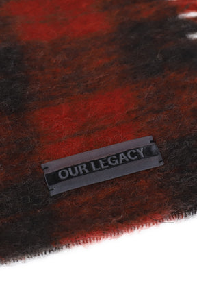 ESTATE SCARF / BURNT RED