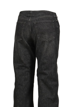 DENIM FRONT ZIPPED TROUSER