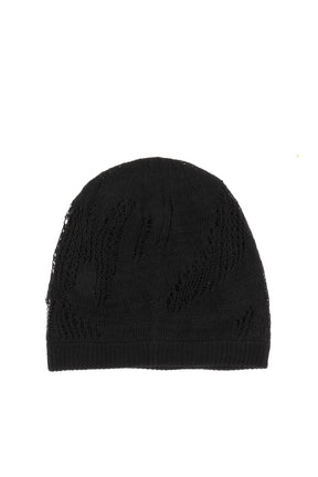 SPIDER KNIT BEANIE / BLK