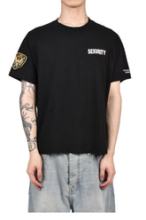 SEXURITY WASHED T SHIRTS / BLK
