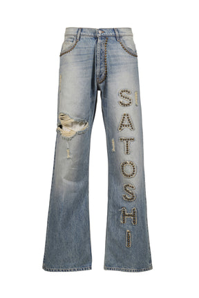 STUDDED COWBOY DENIM / BLU DENIM