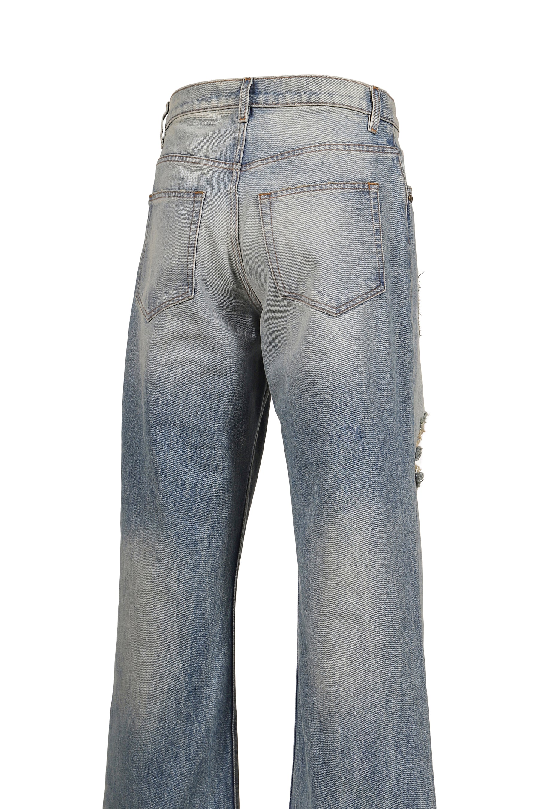 STUDDED COWBOY DENIM / BLU DENIM