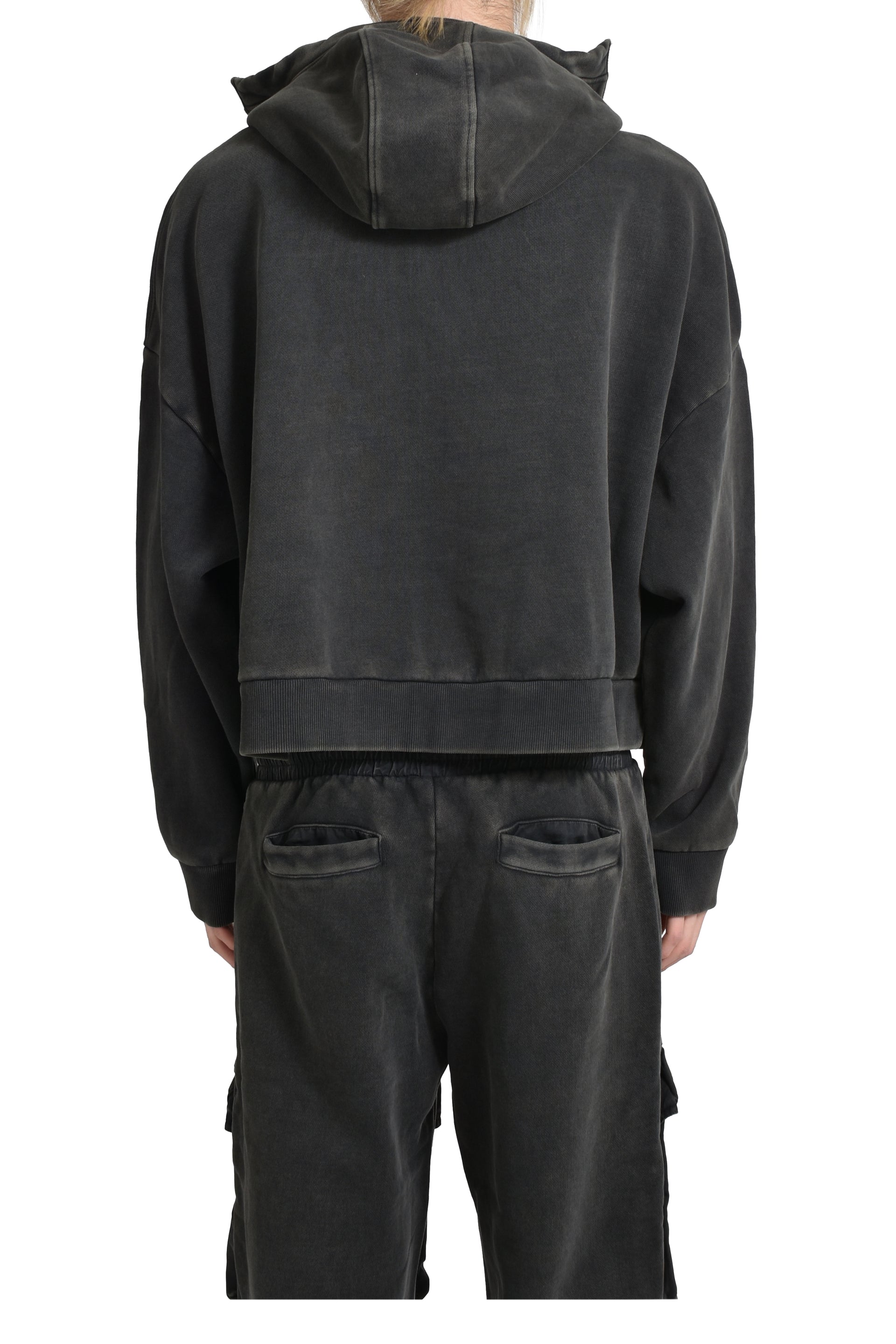 FULL ZIP / WASHED BLACK