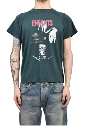 DOUBLE THE LENGTH OF SOLSTICE RAGLAN T-SHIRT / FADED GRN