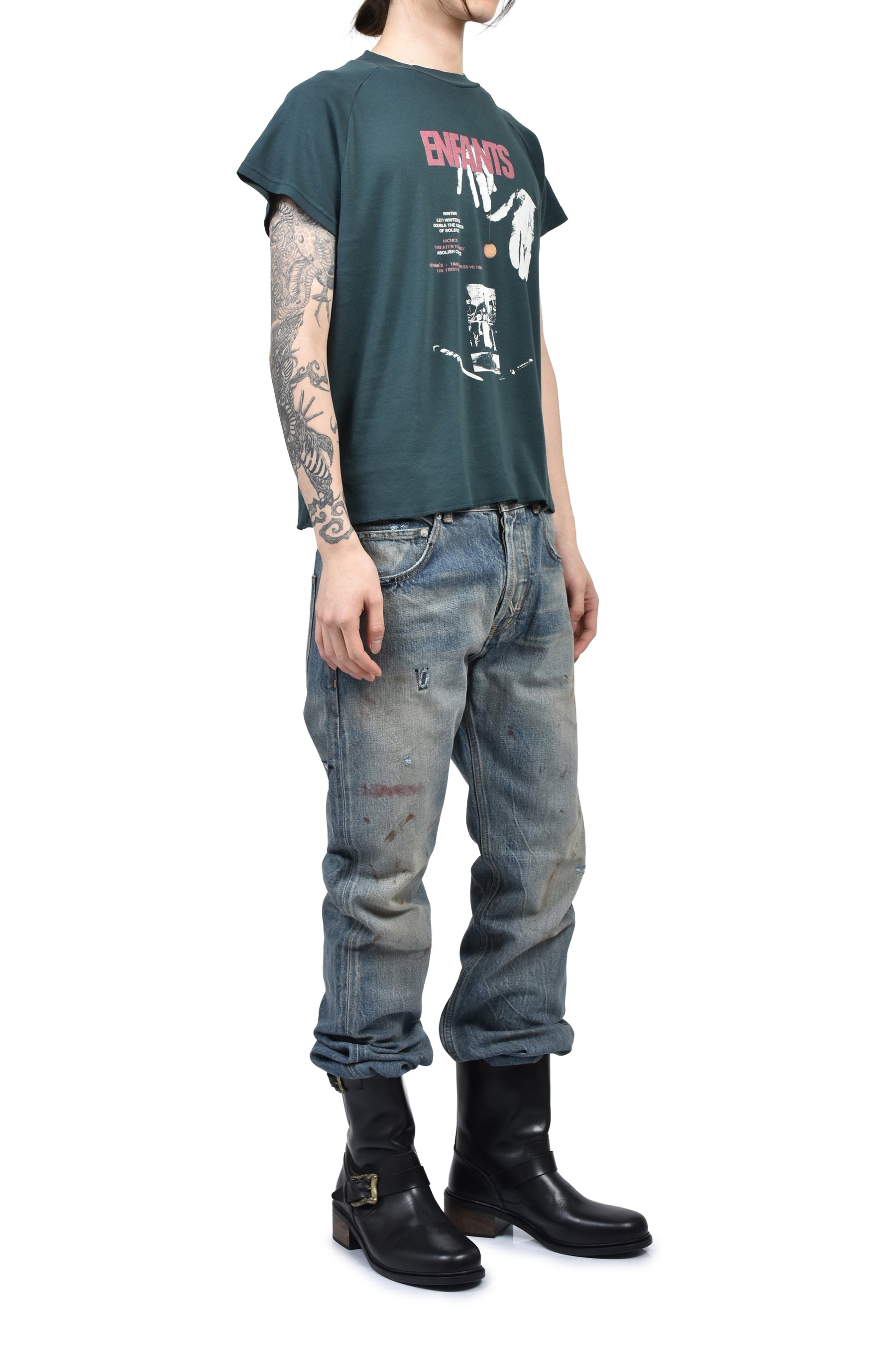 ELVIS TEXAS FLARE JEANS / ANTIQUE BLU