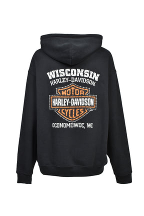CONOMOWOC,WI HOODIE / BLK