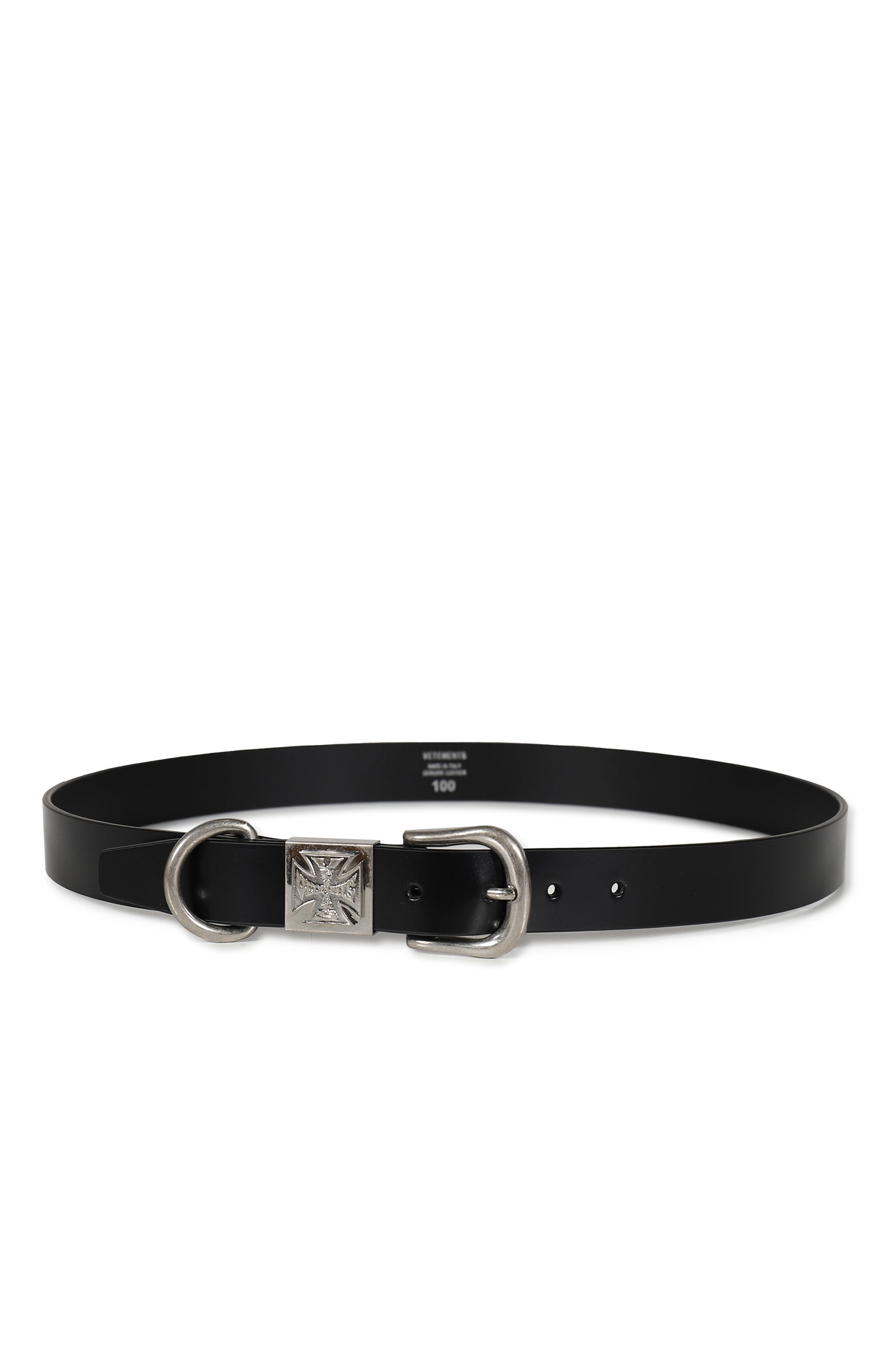 BIKER CROSS LOGO ID-BELT / BLK