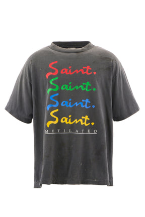 SS TEE/MULATED / BLACK 