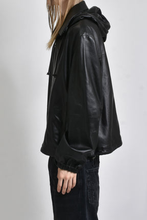 HOODED JACKET / BLK