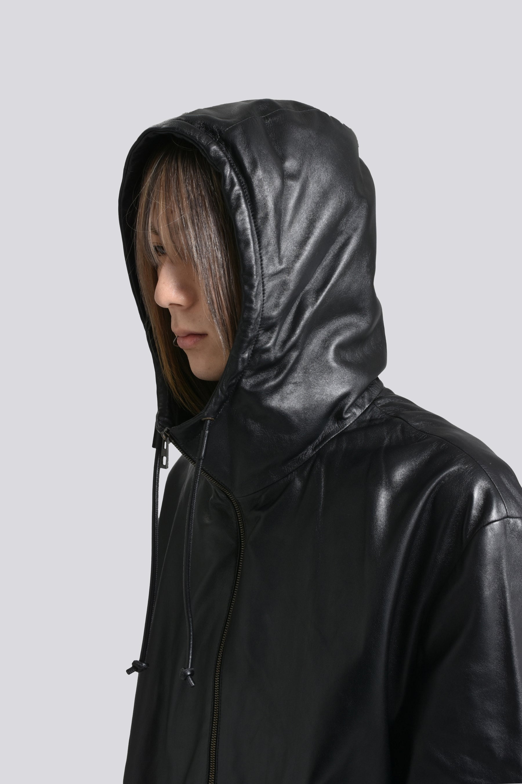 HOODED JACKET / BLK