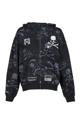 TH16969-CLBBLCK/MASTERMINDXM&N ZIP UP HOODIE / BLK
